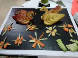 FRUIT CARVING COMPETITION @ Maac Kolkata