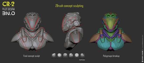 how to assign mew poly group after extract in zbrush