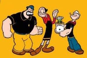 2D Character Popeye Learn At best animation institute Kolkata