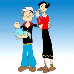 2D Character Popeye Learn At best animation institute Kolkata