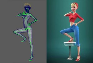Character Rigging Lean at Best Animation institute