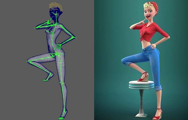 Character Rigging Lean at Best Animation institute