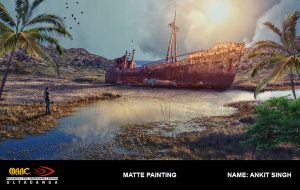 Matte Painting With Best Animation VFX training Institute