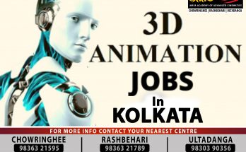 3D ANIMATION JOB WITH Best Animation Institute Kolkata