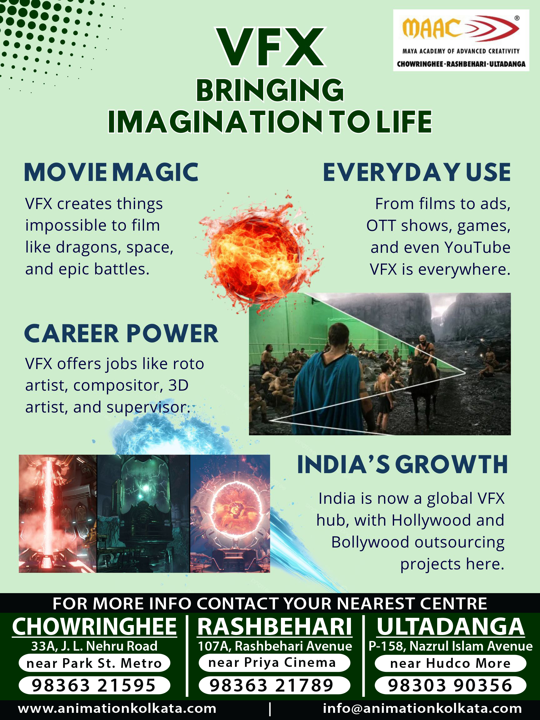 VFX Bringing Imagination To Life | MAAC Kolkata