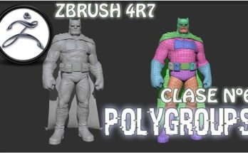 Polygroups In ZBrush @Animation Kolkata