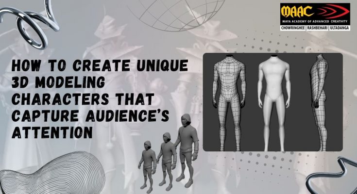 3D modeling characters | MAAC Animation Kolkata