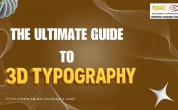 The Ultimate Guide To 3d Typography | MAAC Kolkata
