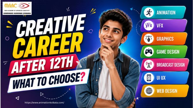 Creative Career After 12th What To Choose | Best MAAC Animation institute in kolkata