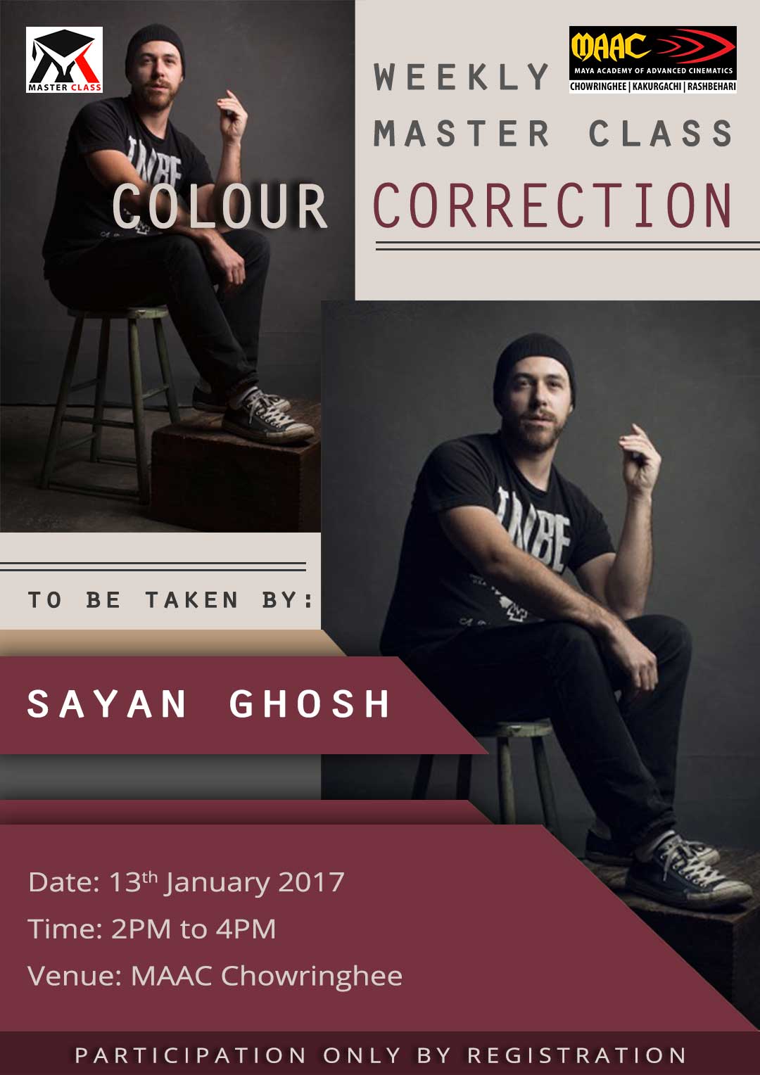 Weekly Master Class on Colour Correction - Sayan Ghosh