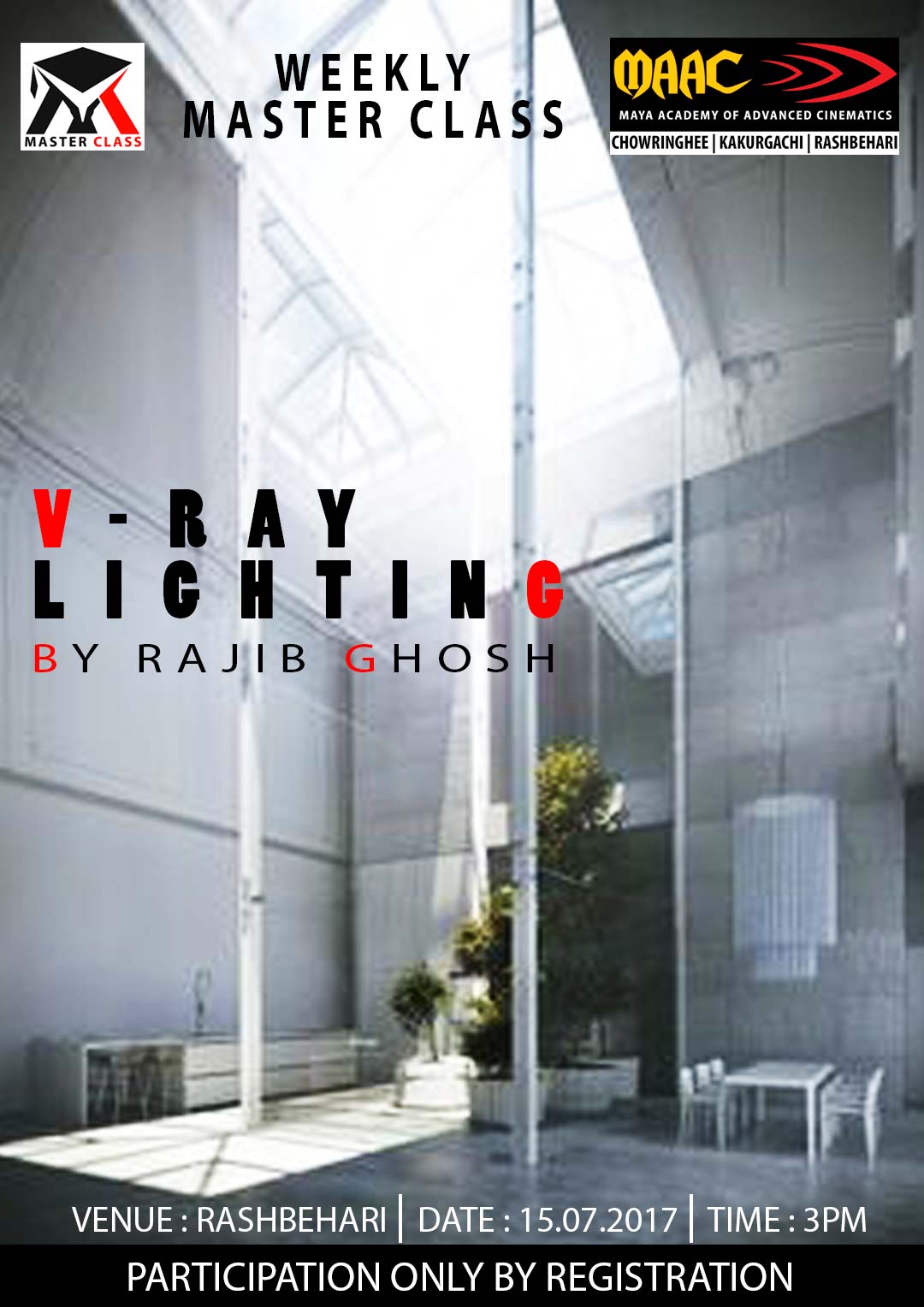 Weekly Master Class on V-Ray Lighting - Rajib Ghosh