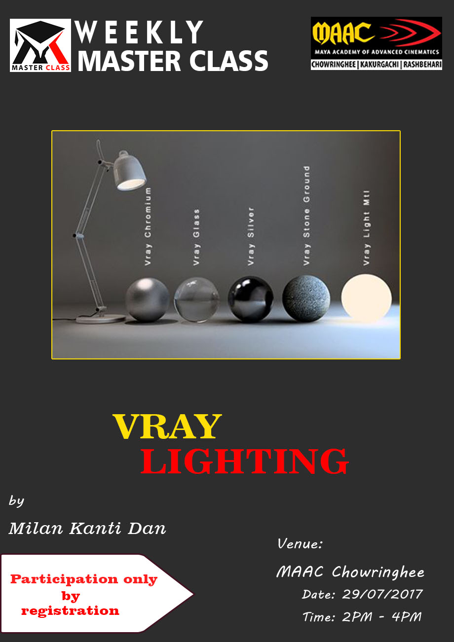 Weekly Master Class on V Ray Lighting - Milan Kanti Dan