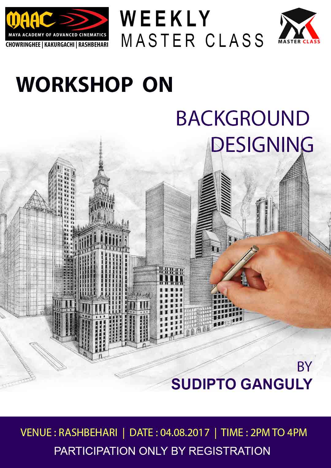 Weekly Master Class on Background Designing - Sudipto Ganguly