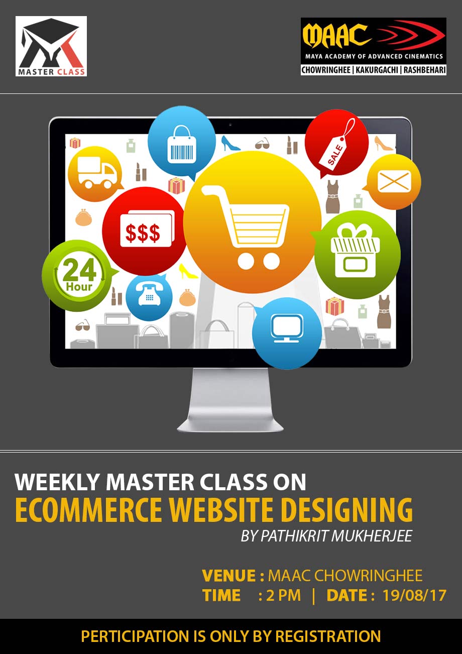 Weekly Master Class on Ecommerce Website Designing - Pathikrit Mukherjee