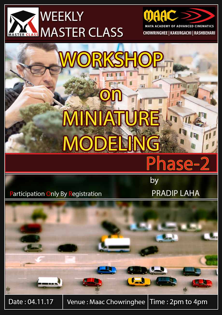 Weekly Master Class on Master Class on Miniature Modeling