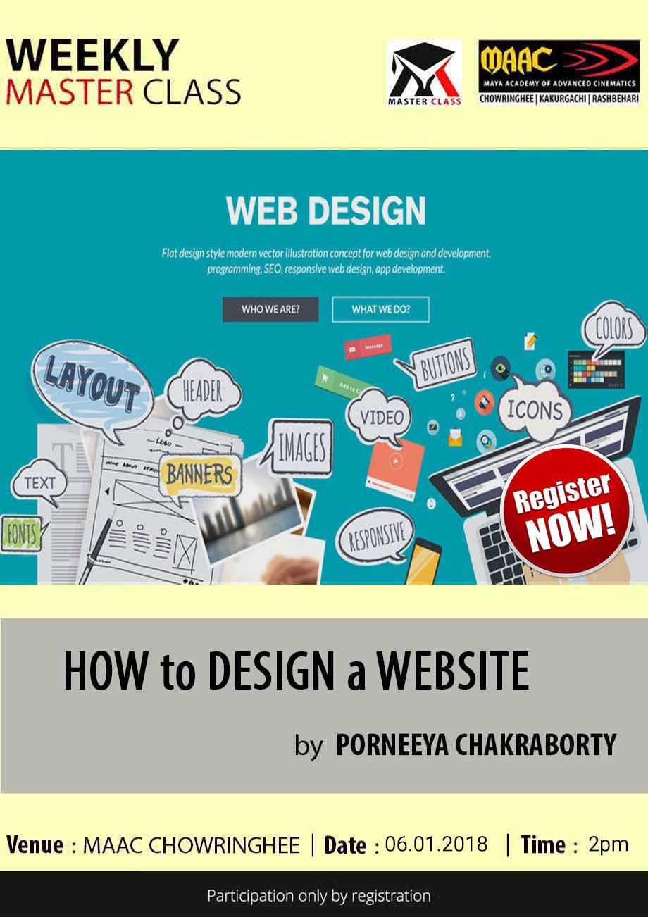 Weekly Master Class on Web Design