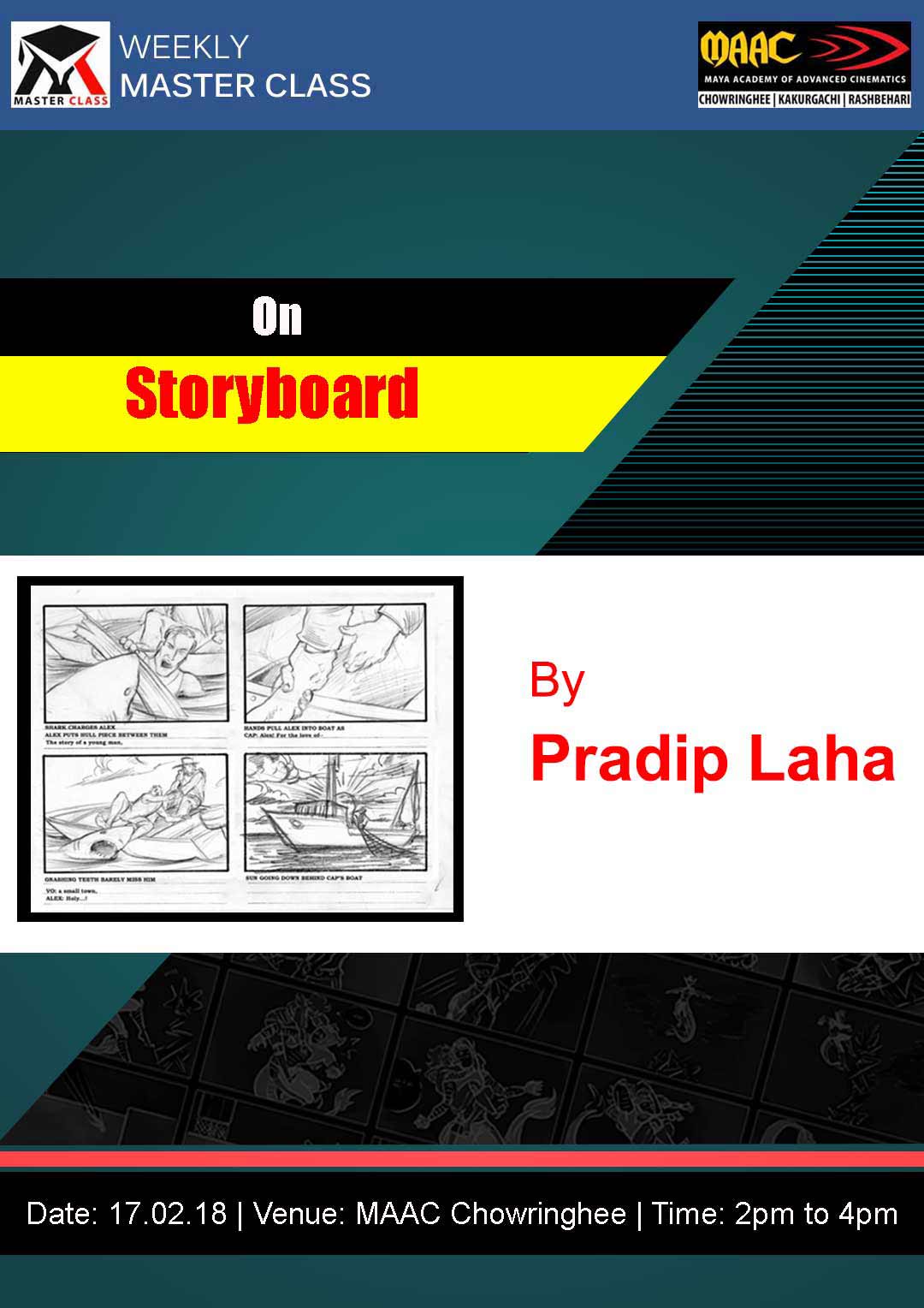 Weekly Master Class on Storyboarding