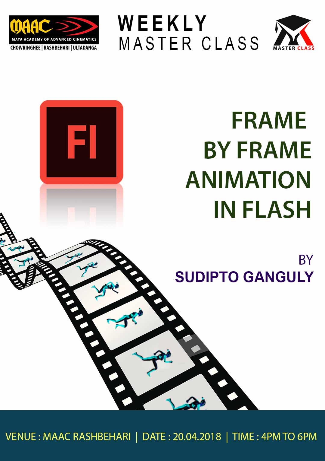 Weekly Master Class on FRAME BY FRAME Animation in Flash