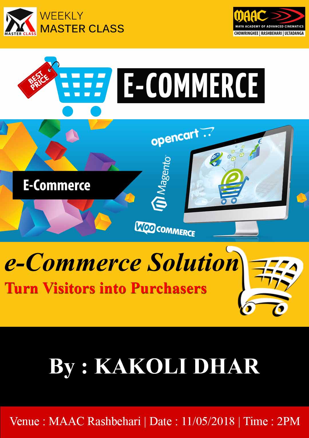 Weekly Master Class on E-Commerce Solution