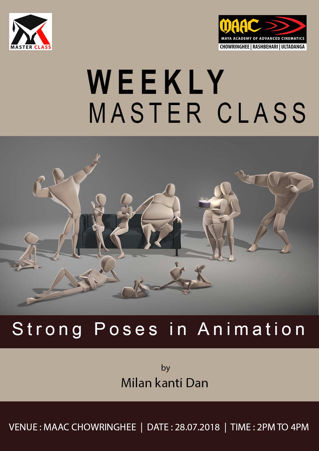 Weekly Master Class on Strong Poses in Animation