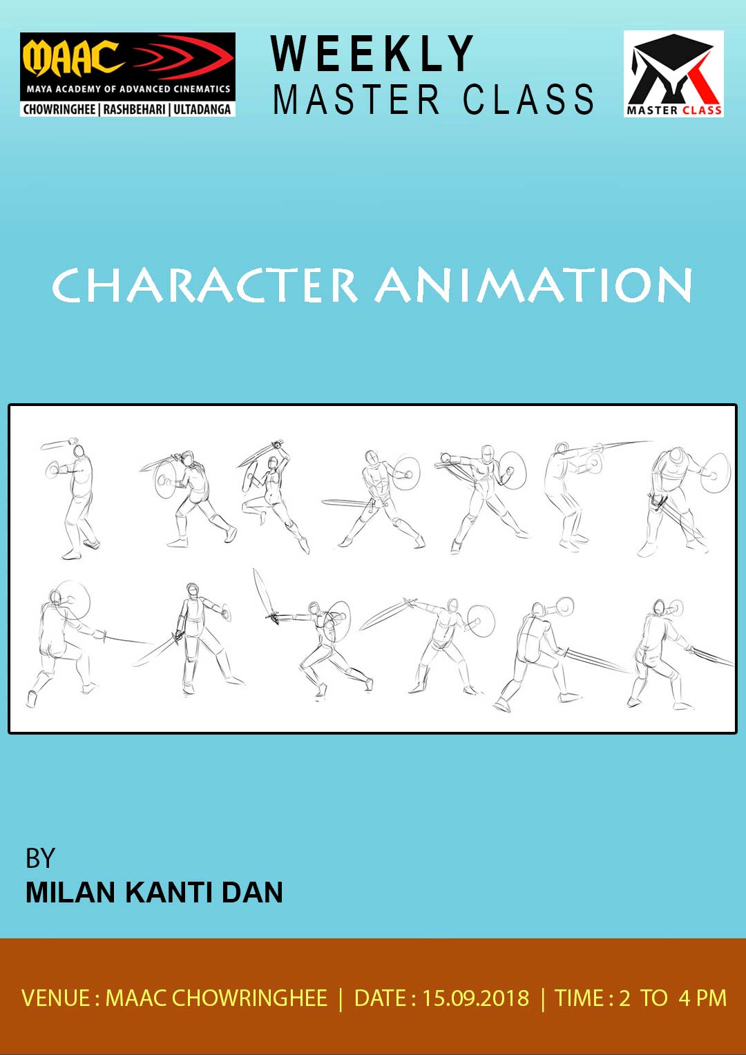 Weekly Master Class on Character Animation