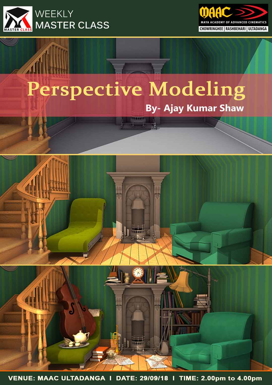 Weekly Master Class on Perspective Modeling