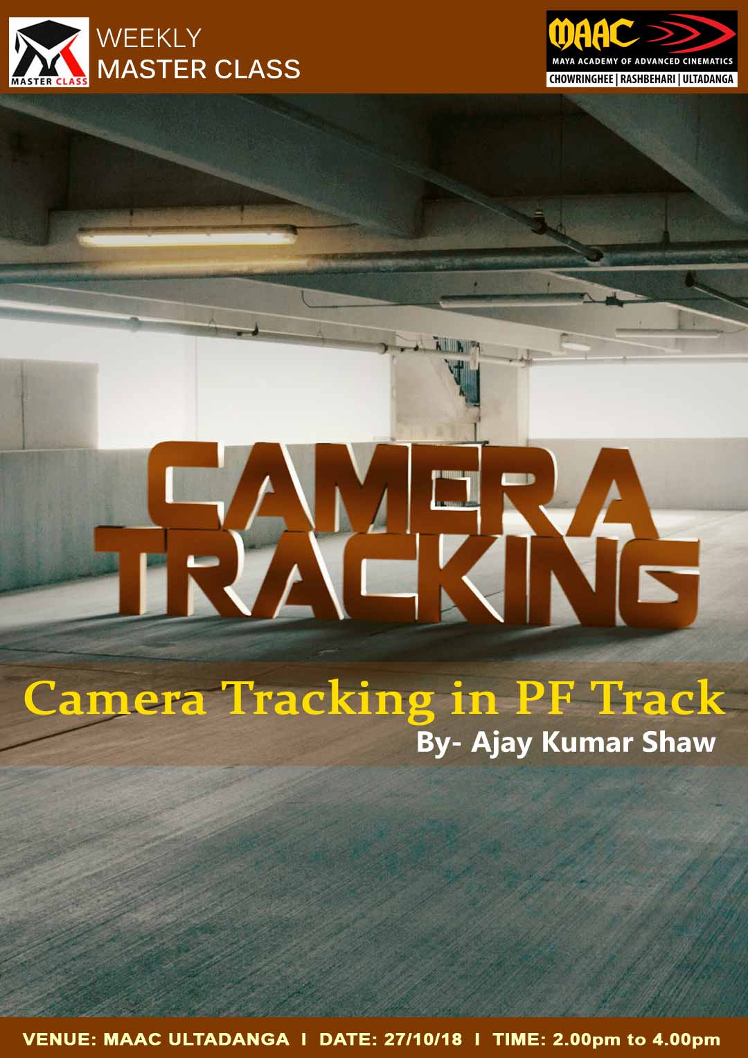 Weekly Master Class on Camera Tracking in PF Track