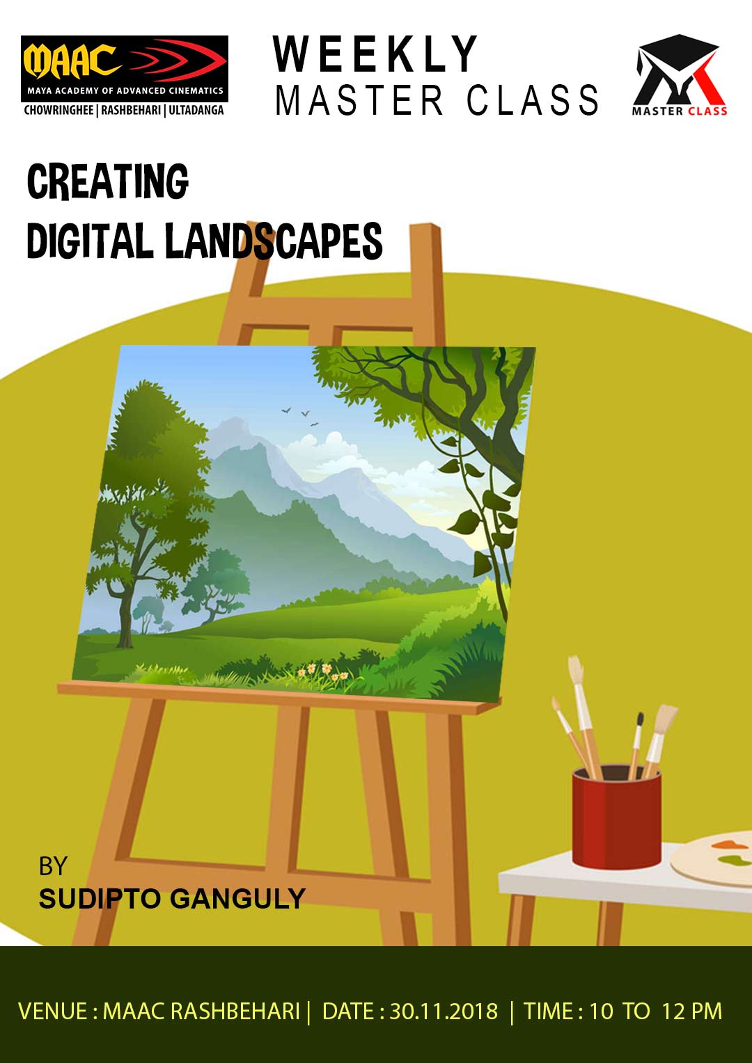 Weekly Master Class on Creating Digital Landscapes