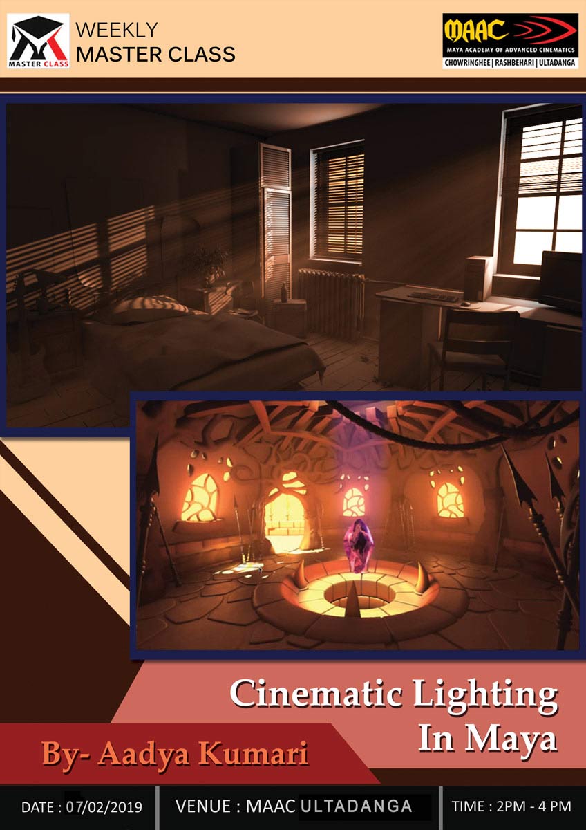 Weekly Master Class on Cinematic Lighting in Maya