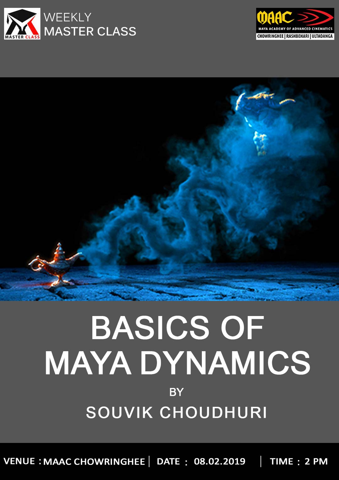 Weekly Master Class on Basics Of Maya Dynamics