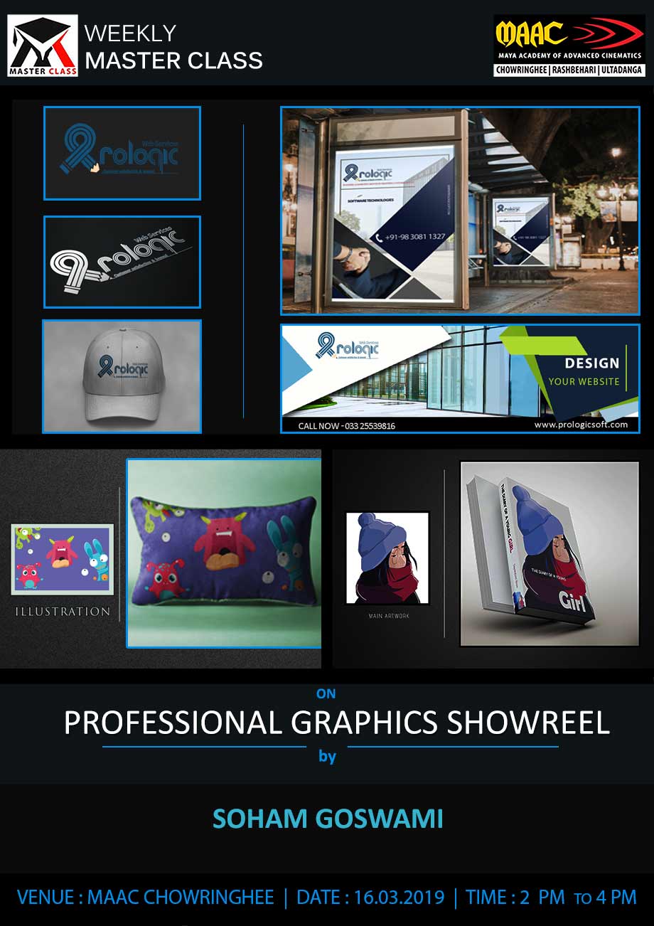 Weekly Master Class on Professional Graphics Showreel