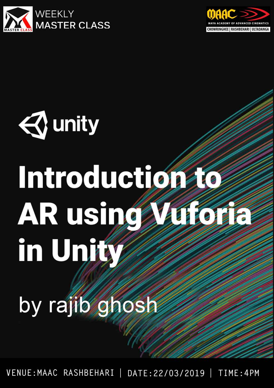 Weekly Master Class on Introduction to AR using Vuforia in Unity