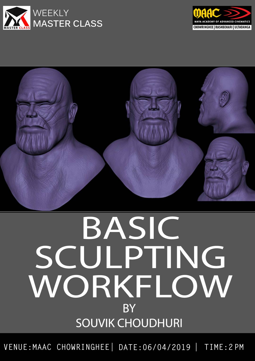 Weekly Master Class on Basic Sculpting Workflow