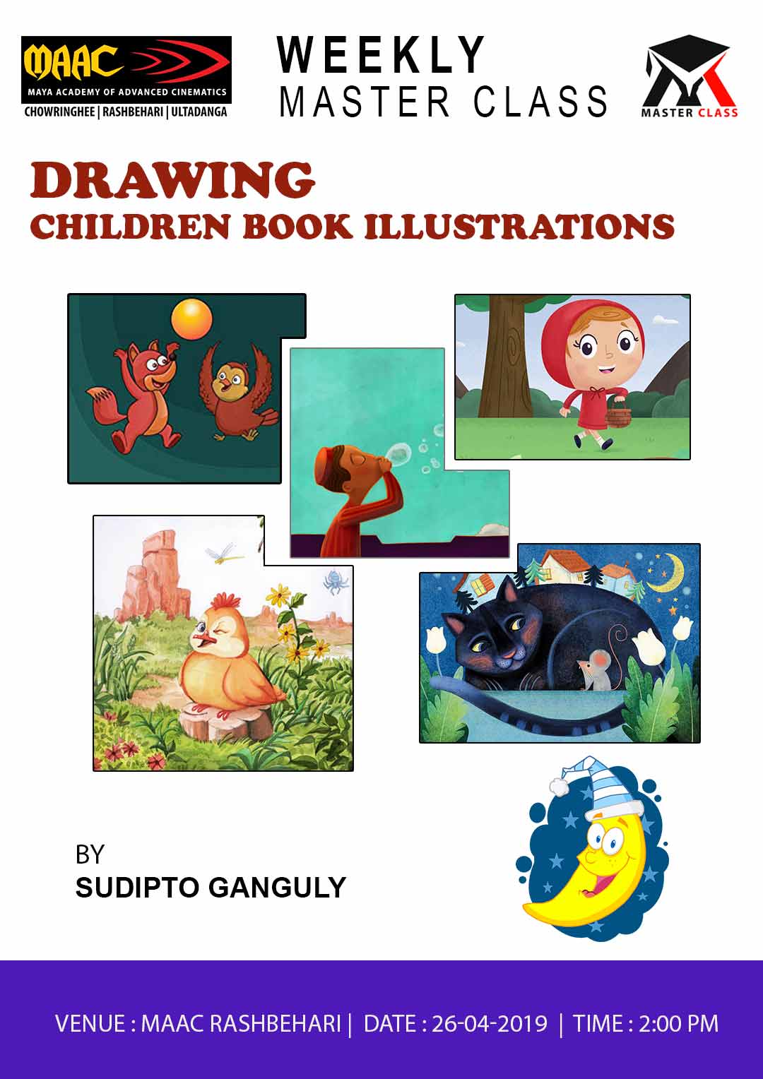 Weekly Master Class on Drawing Children Book Illustrations