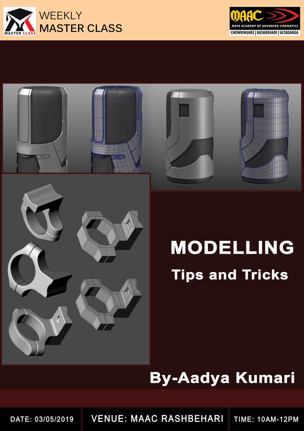 Weekly Master Class on 3D Modeling Tips & Tricks