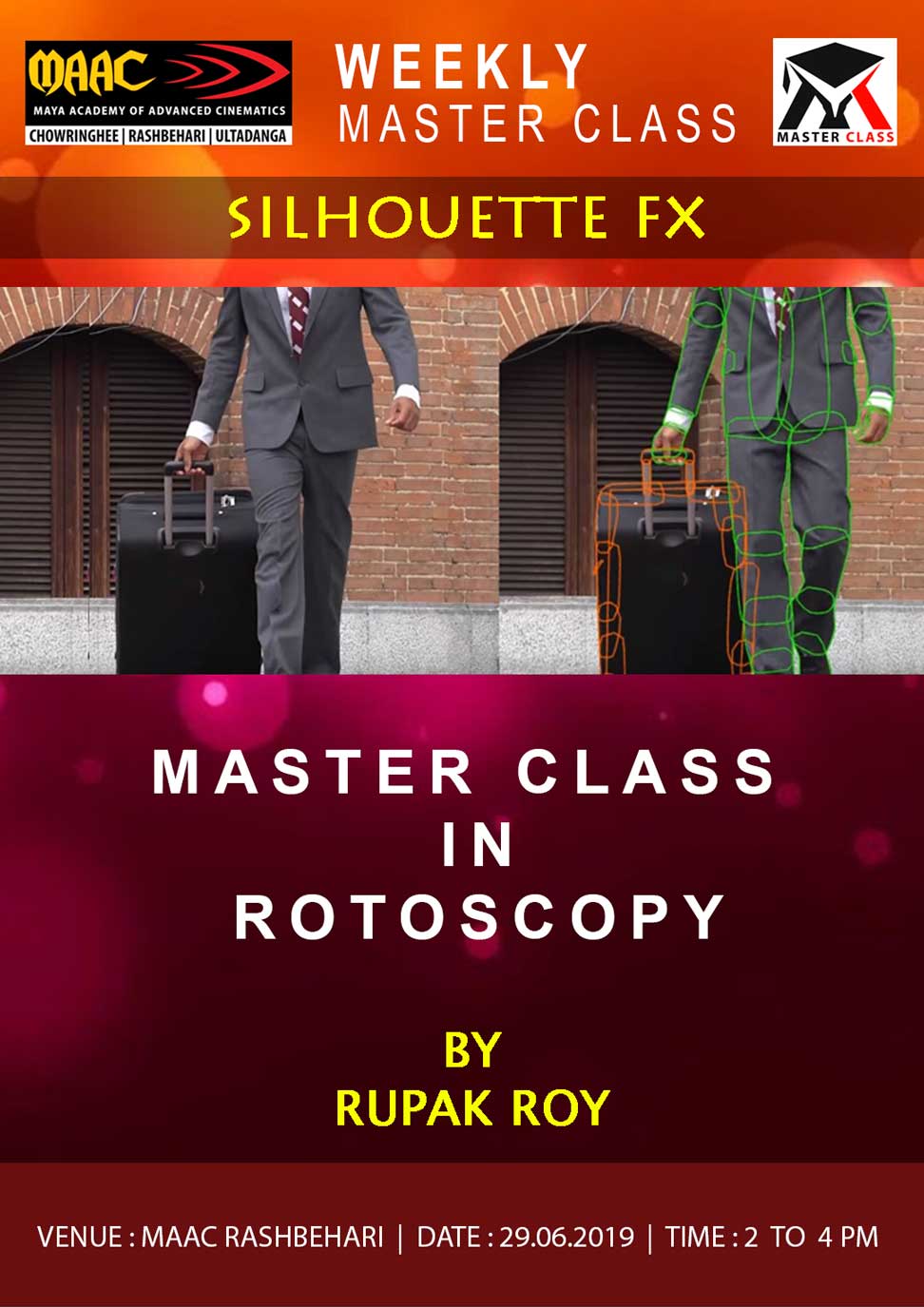 Weekly Master Class on Rotoscopy in Silhouette FX