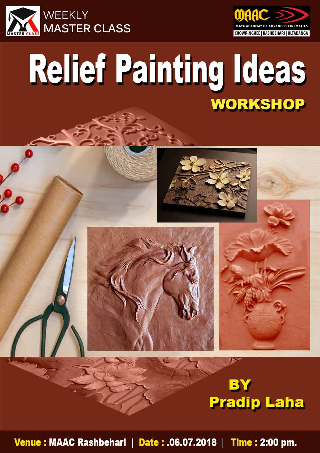 Weekly Master Class on Relief Painting Ideas