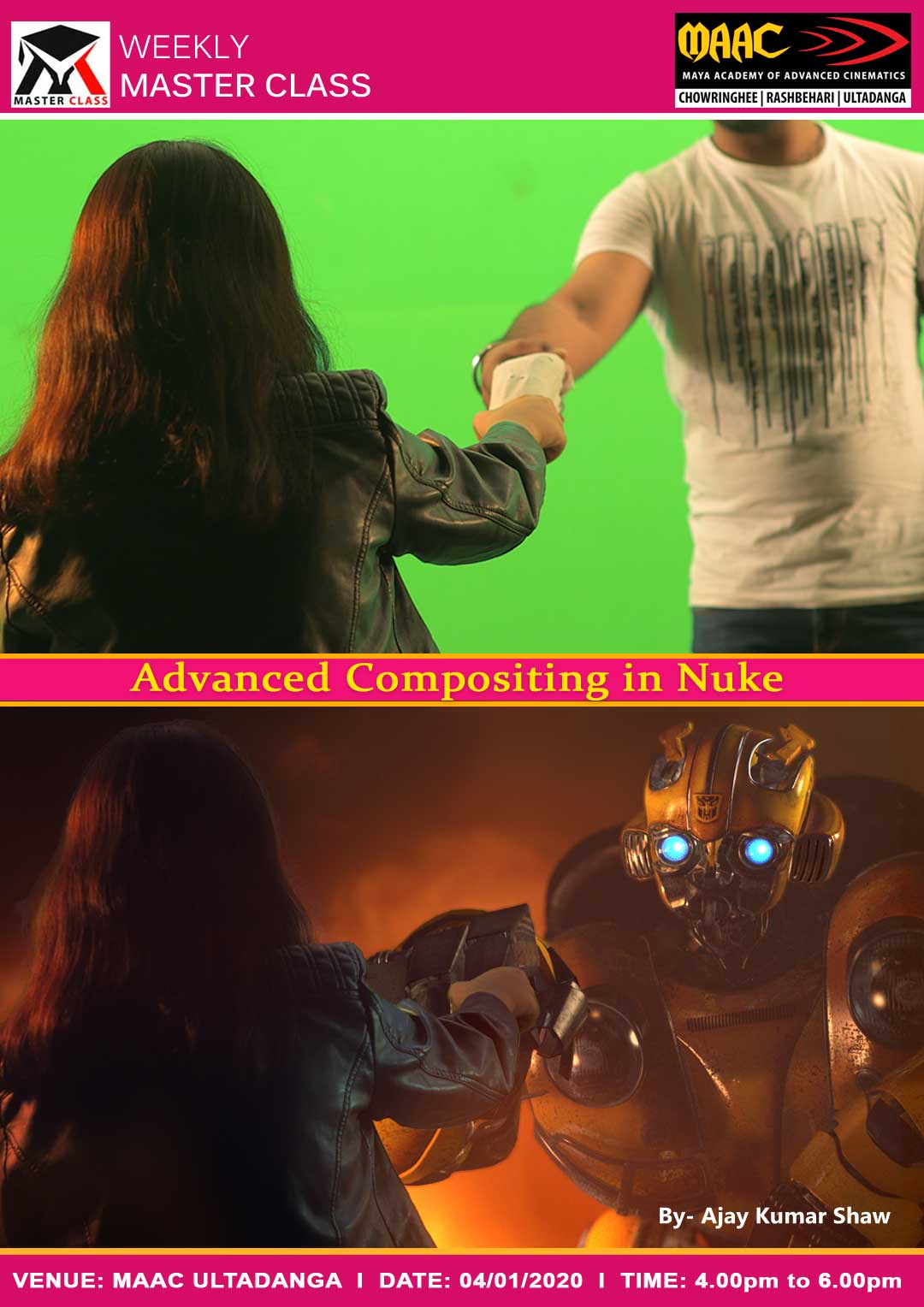 Weekly Master Class on Advanced Compositing in Nuke