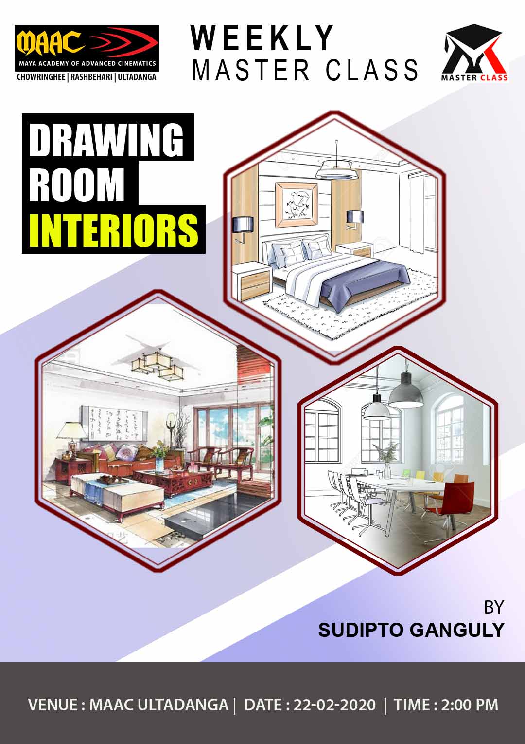 Weekly Master Class on Drawing Room Interior