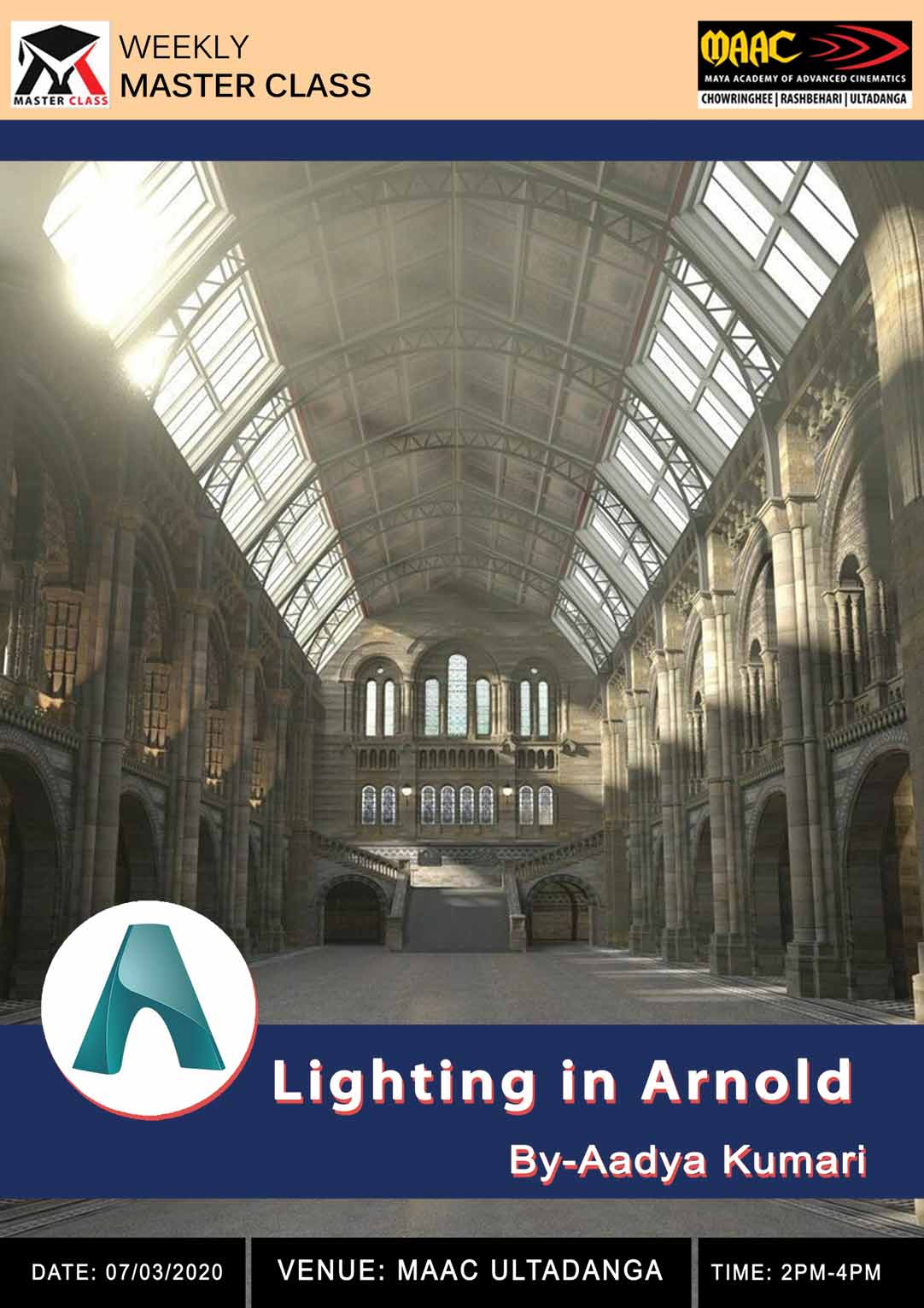 Weekly Master Class on Lighting in Arnold