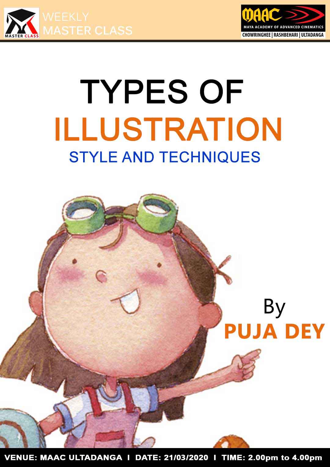 Weekly Master Class on Types Of Illustration