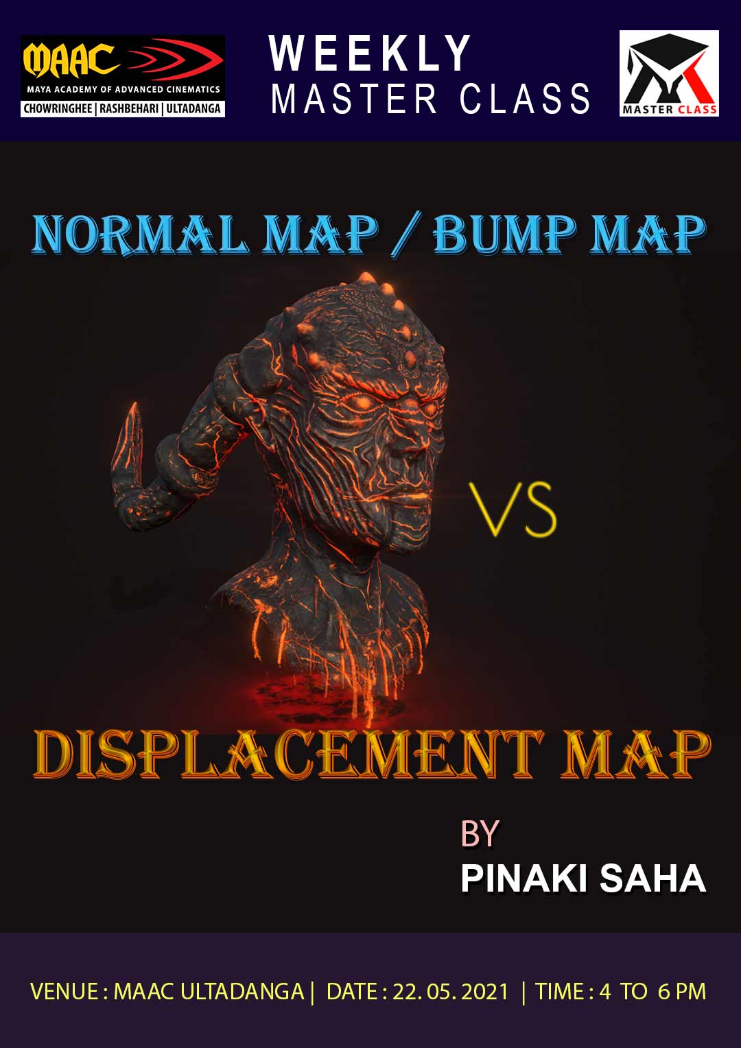 Weekly Master Class on Bump Map Vs Displacement Map