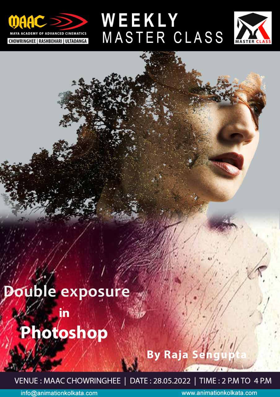 Weekly Master Class on Double Exposure in Photoshop