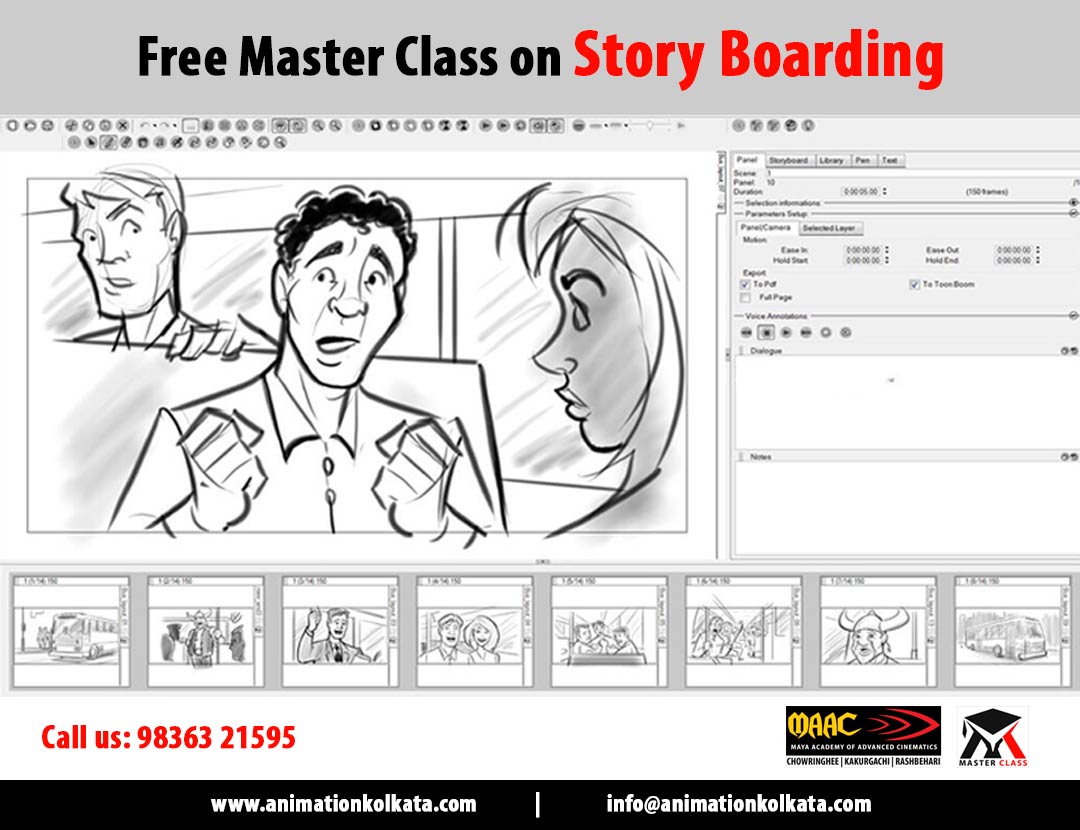 Free Master Class on Story Boarding